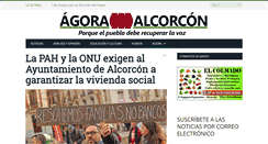 Desktop Screenshot of agora-alcorcon.org