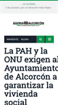 Mobile Screenshot of agora-alcorcon.org